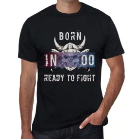 '00, Ready to Fight, Men's T-shirt, Black, Birthday Gift 00388