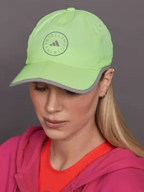 adidas by Stella McCartney Run Cap - Green Spark/Dove Grey