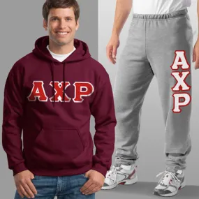 Alpha Chi Rho Hoodie and Sweatpants, Package Deal - TWILL