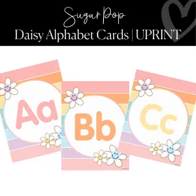 Alphabet Posters | Pastel Classroom Decor | UPRINT | Sugar Pop | Schoolgirl Style