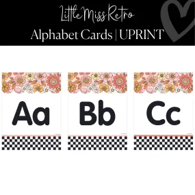 Alphabet Posters | Retro Classroom Decor | UPRINT | Little Miss Retro | Schoolgirl Style