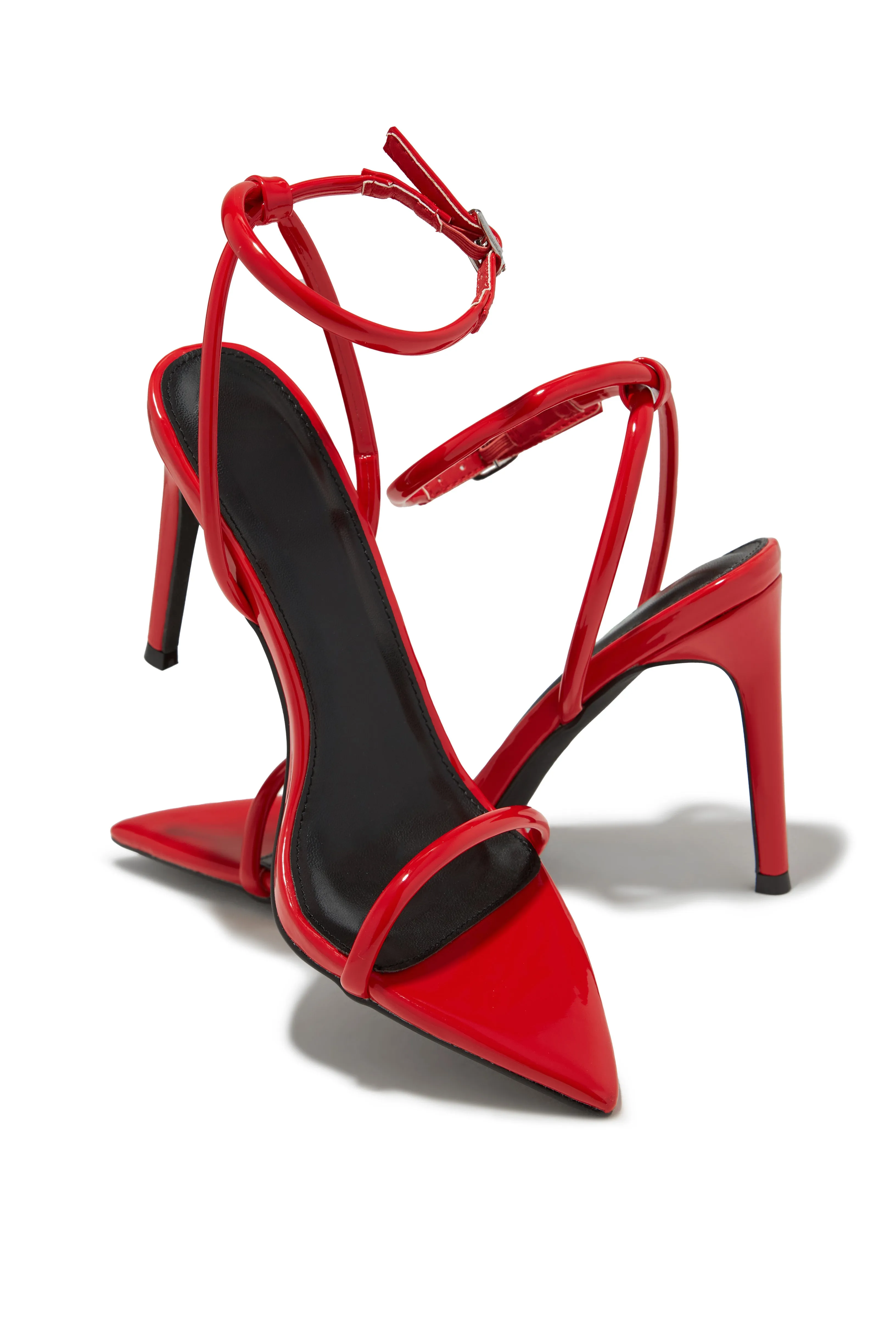 Anezia Single Sole High Heels - Red