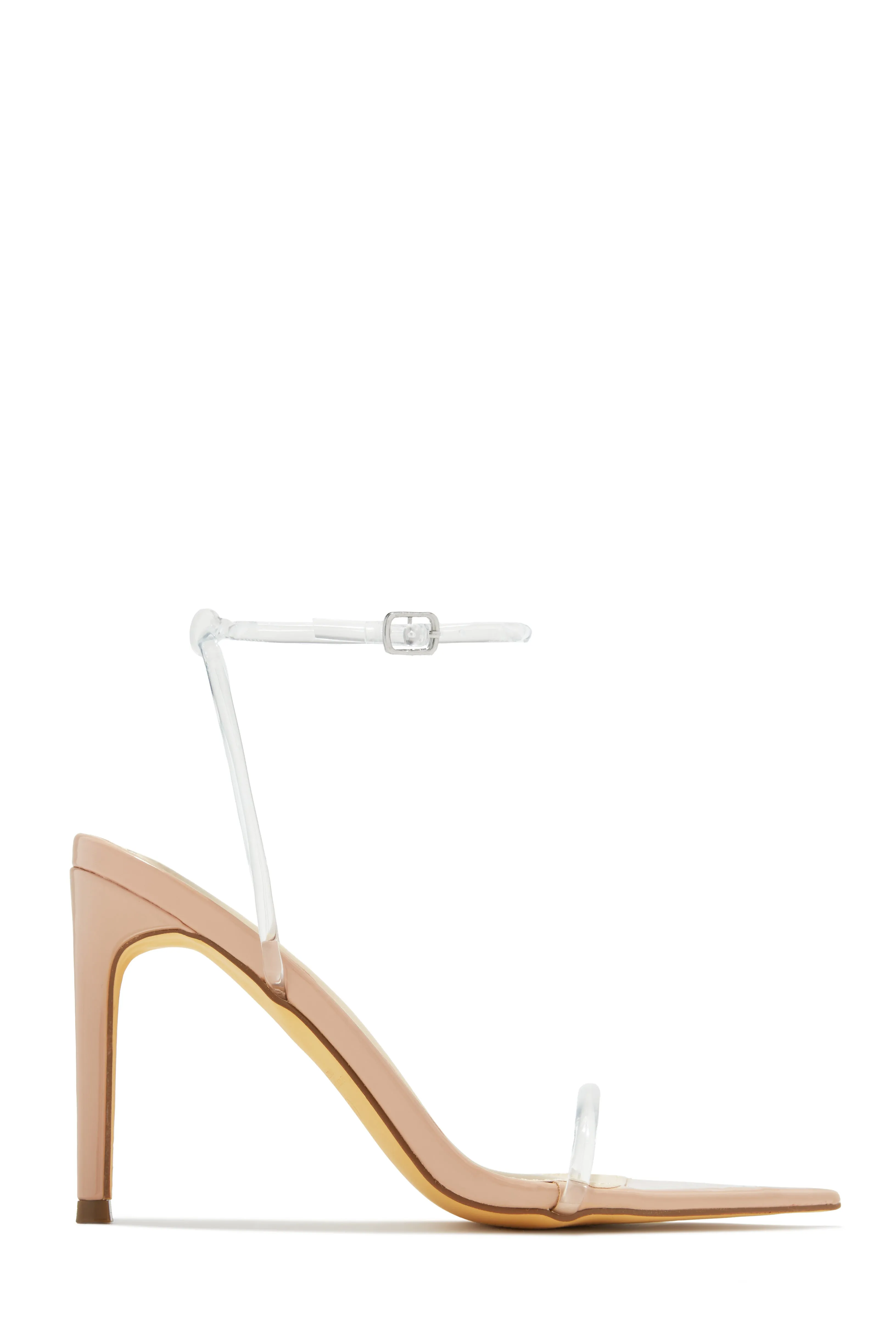 Anezia Single Sole High Heels - White