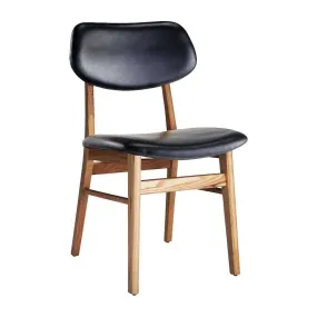 Ari Leather Dining Chair (Ash)