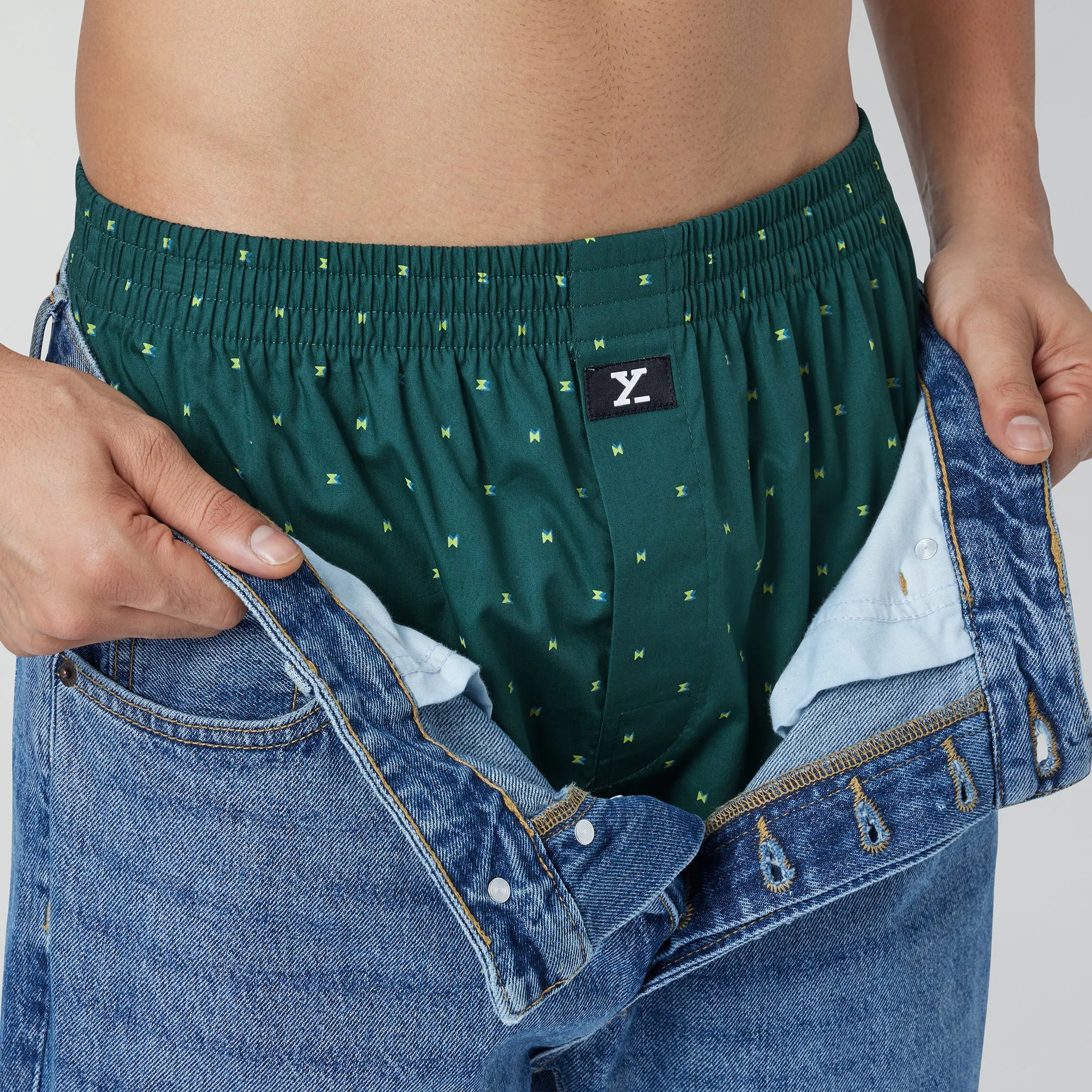 Astor Lounge Inner Boxers Chrono Green