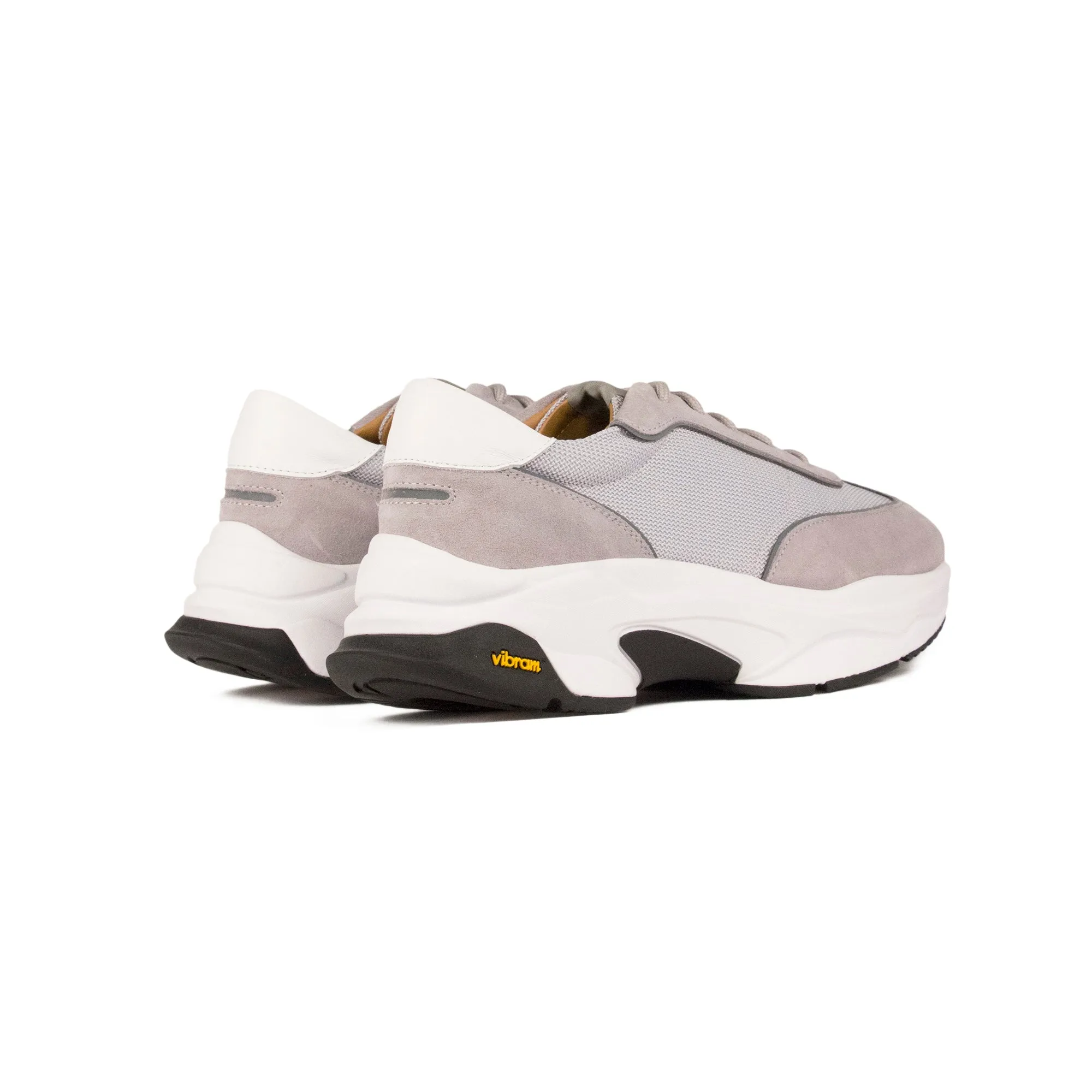 Aubin Runner Suede Mesh Grey - Womens