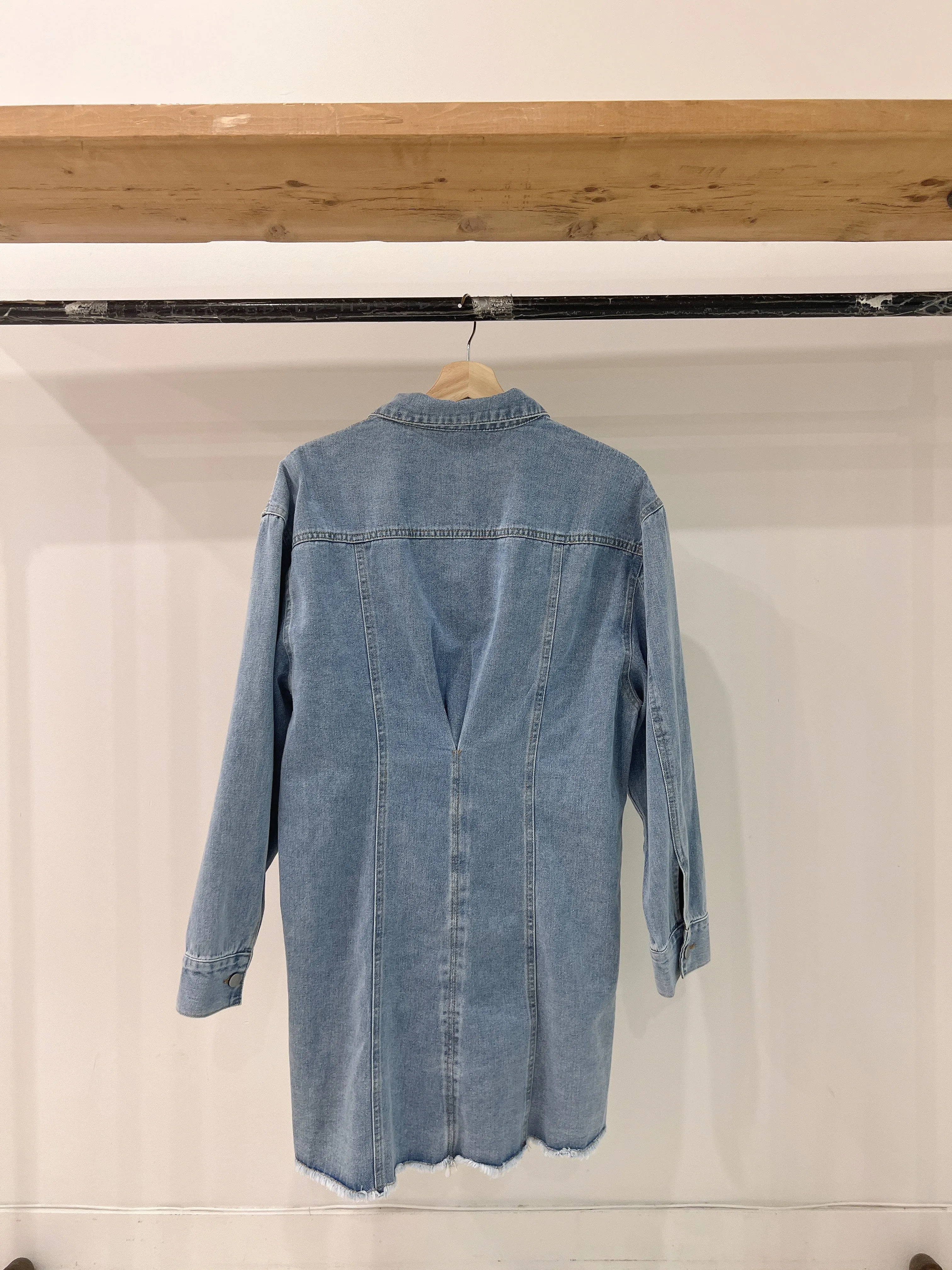 BALLY Denim shirt dress