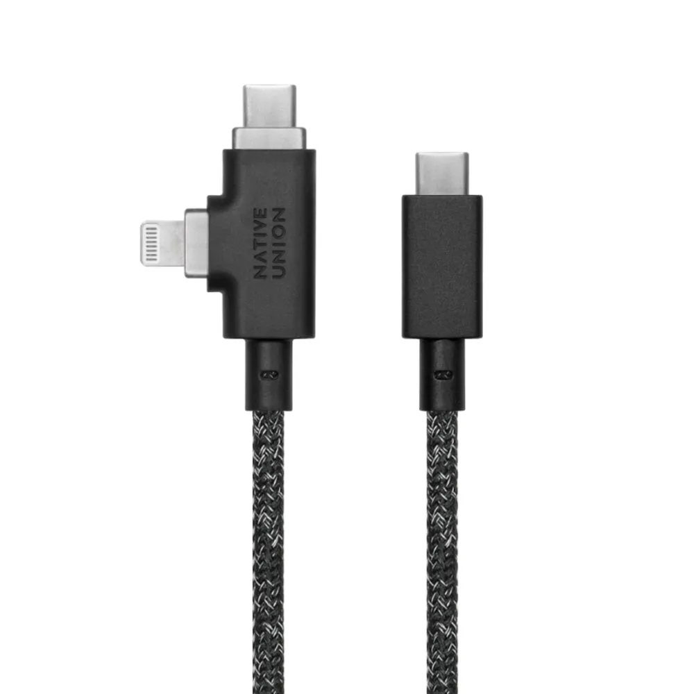 Belt Cable Duo Pro 240W USB-C to USB-C & Lightning