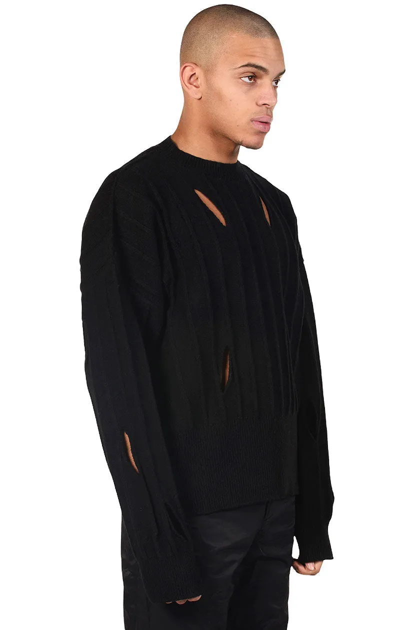 Black Arc Hollow Sweater