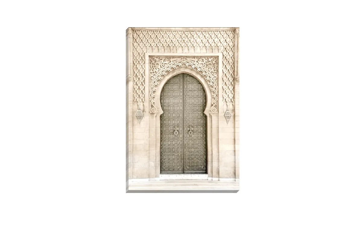 Bronz Moroccan Door | Canvas Wall Art Print