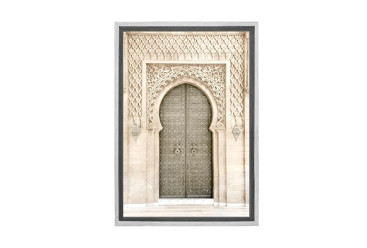 Bronz Moroccan Door | Canvas Wall Art Print