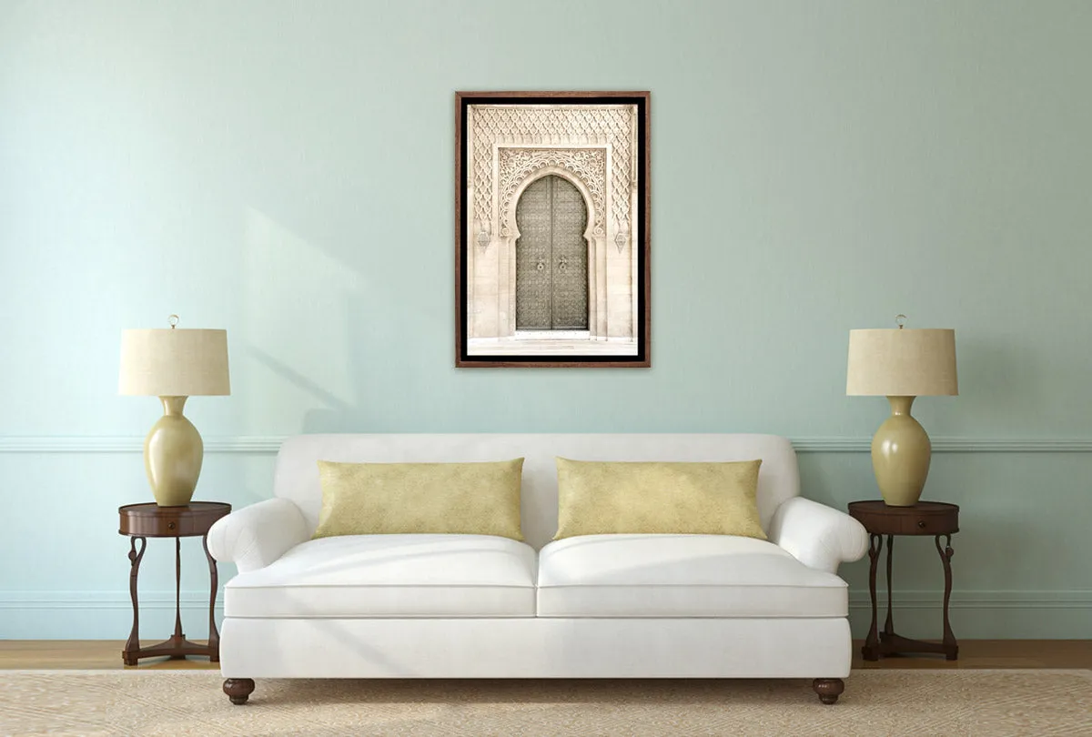 Bronz Moroccan Door | Canvas Wall Art Print