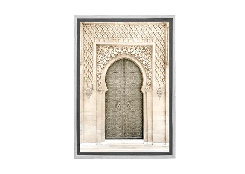 Bronz Moroccan Door | Canvas Wall Art Print