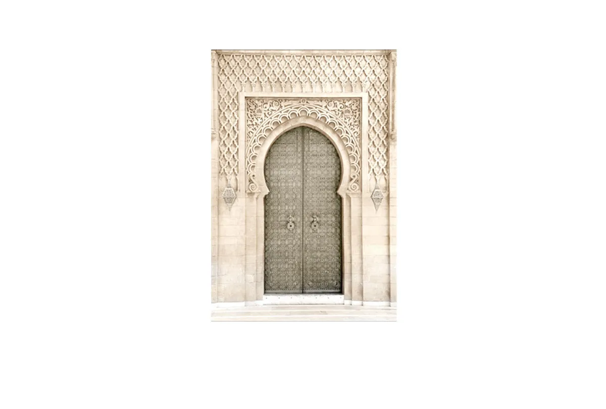 Bronz Moroccan Door | Canvas Wall Art Print