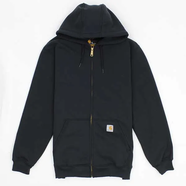 Carhartt Midweight Hooded Zip-Front Sweatshirt Black