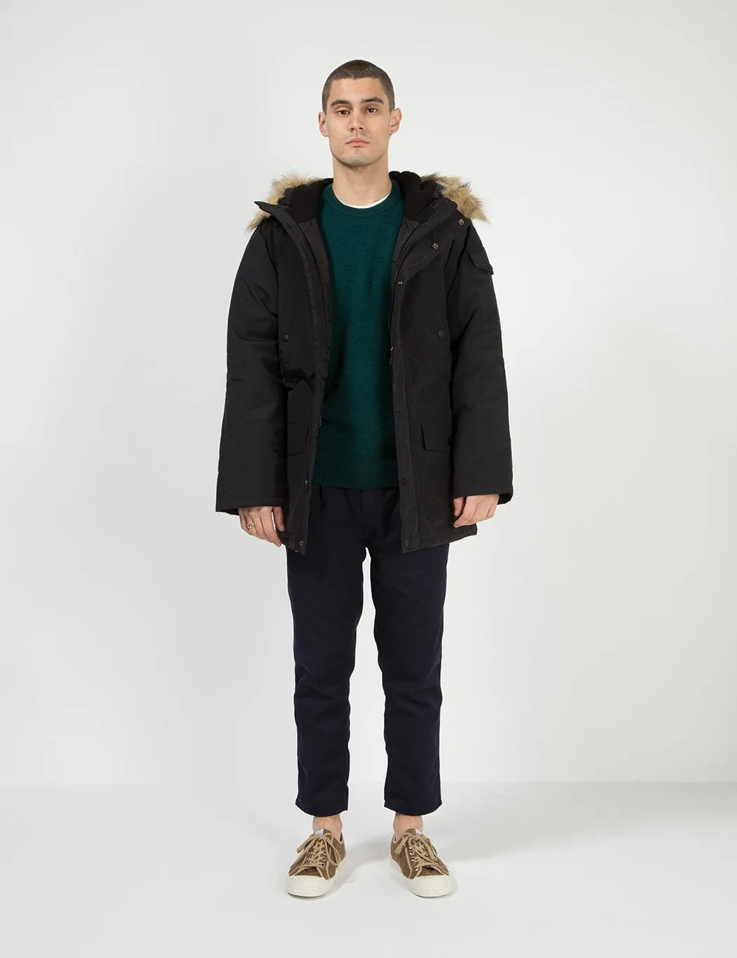 Carhartt-WIP Anchorage Parka - Black / Black