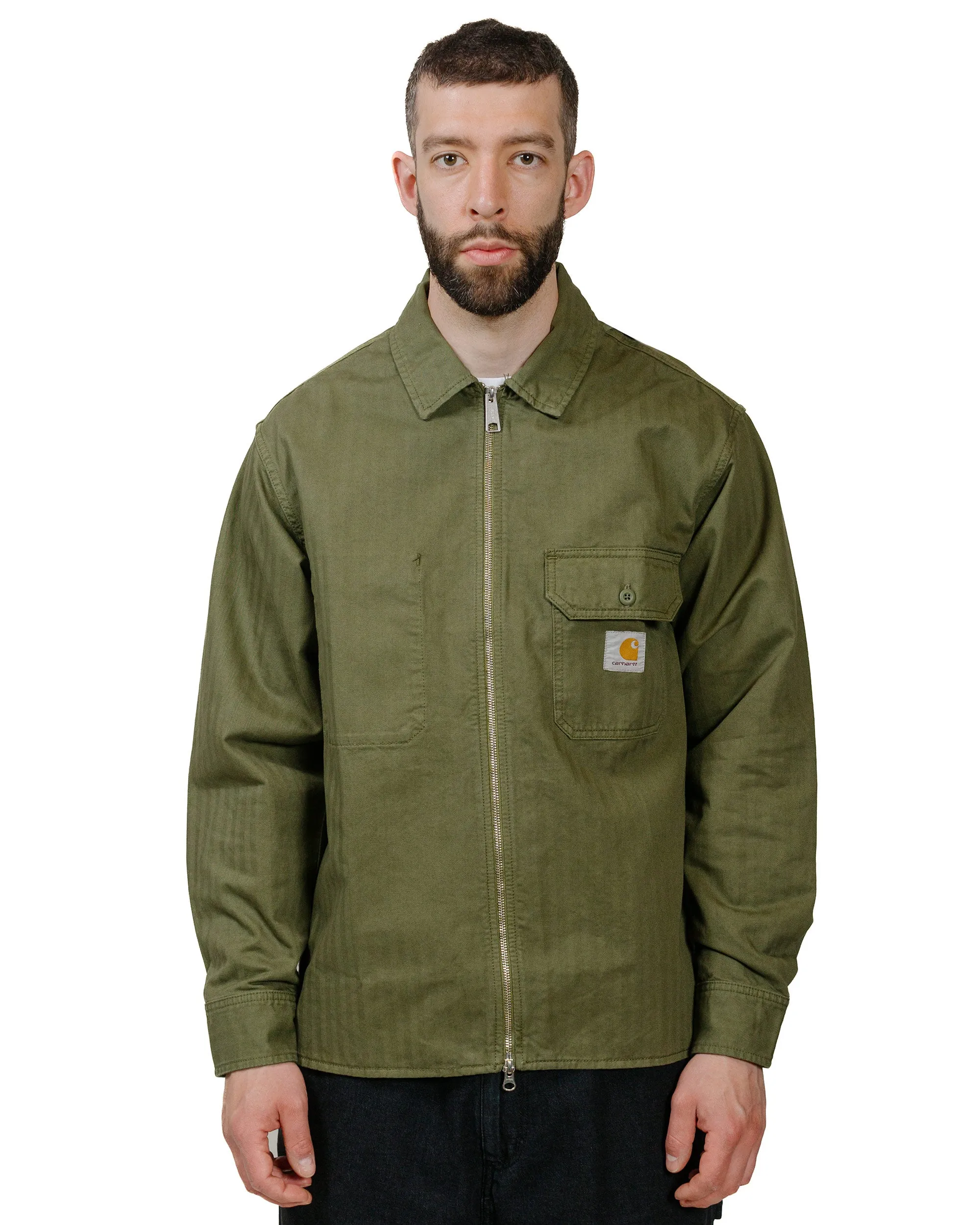 Carhartt W.I.P. Rainer Shirt Jacket Dundee Garment Dyed