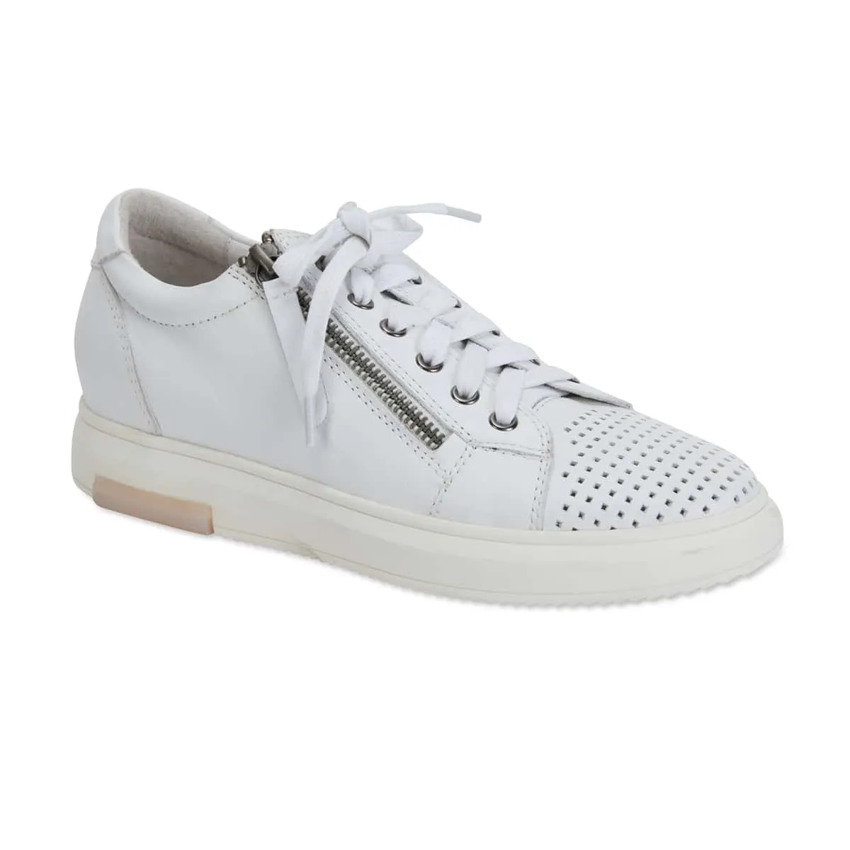 Carson Sneaker in White Leather