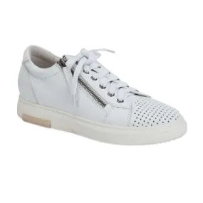 Carson Sneaker in White Leather