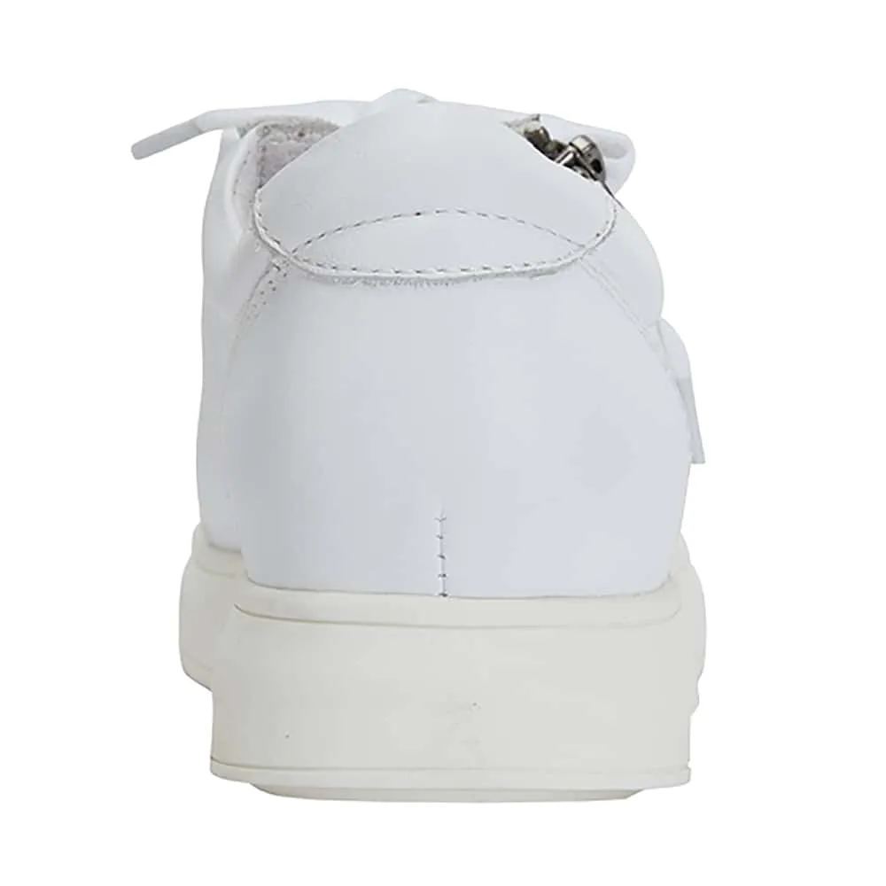 Carson Sneaker in White Leather