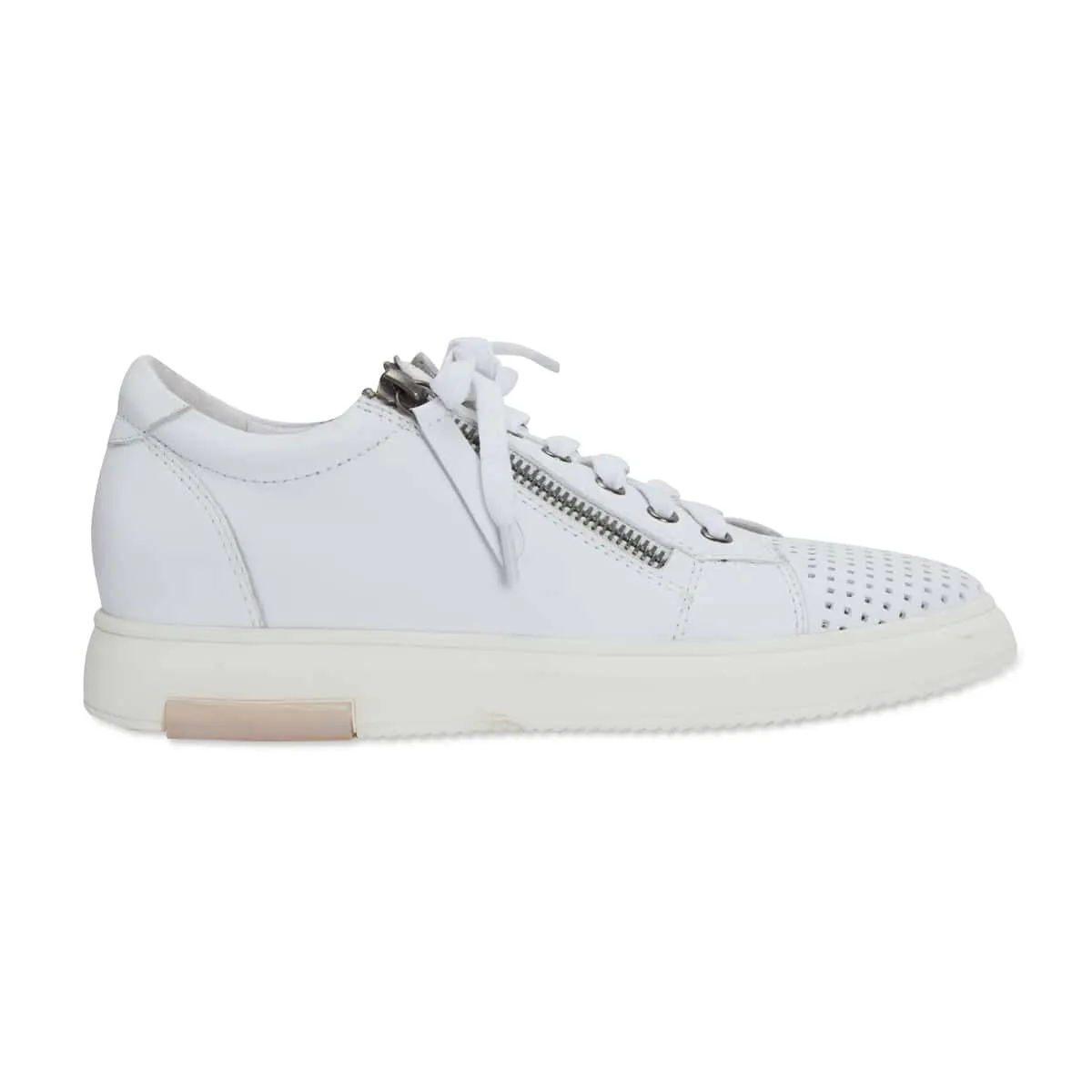 Carson Sneaker in White Leather