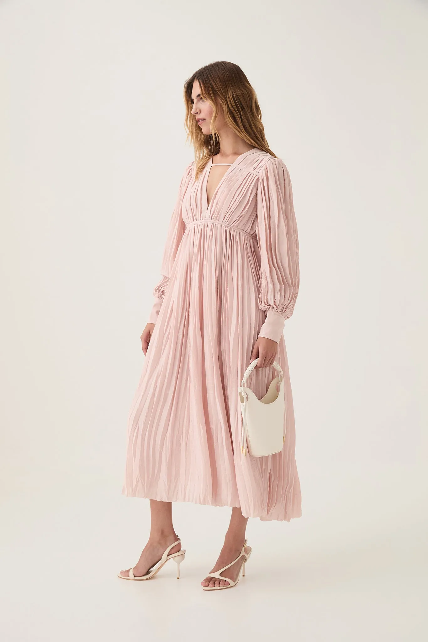 Catalyst Pleated Midi Dress