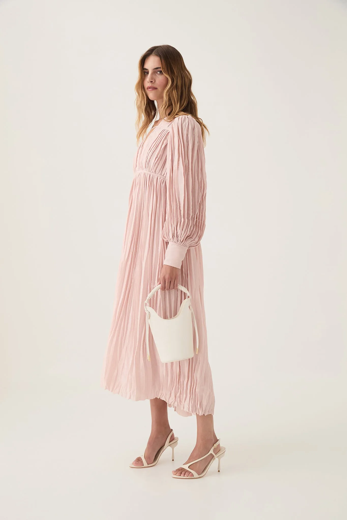 Catalyst Pleated Midi Dress