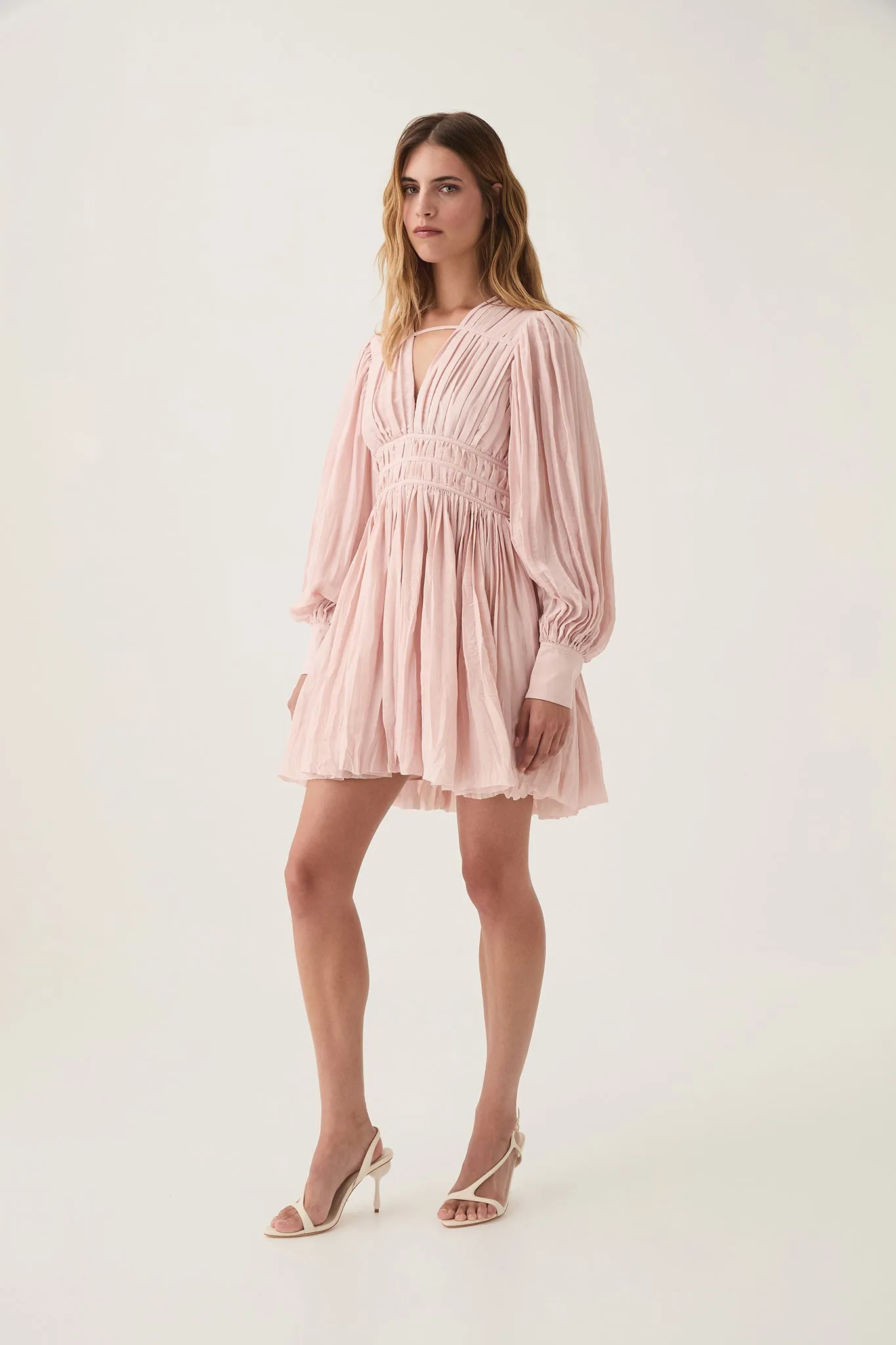 Catalyst Pleated Mini Dress