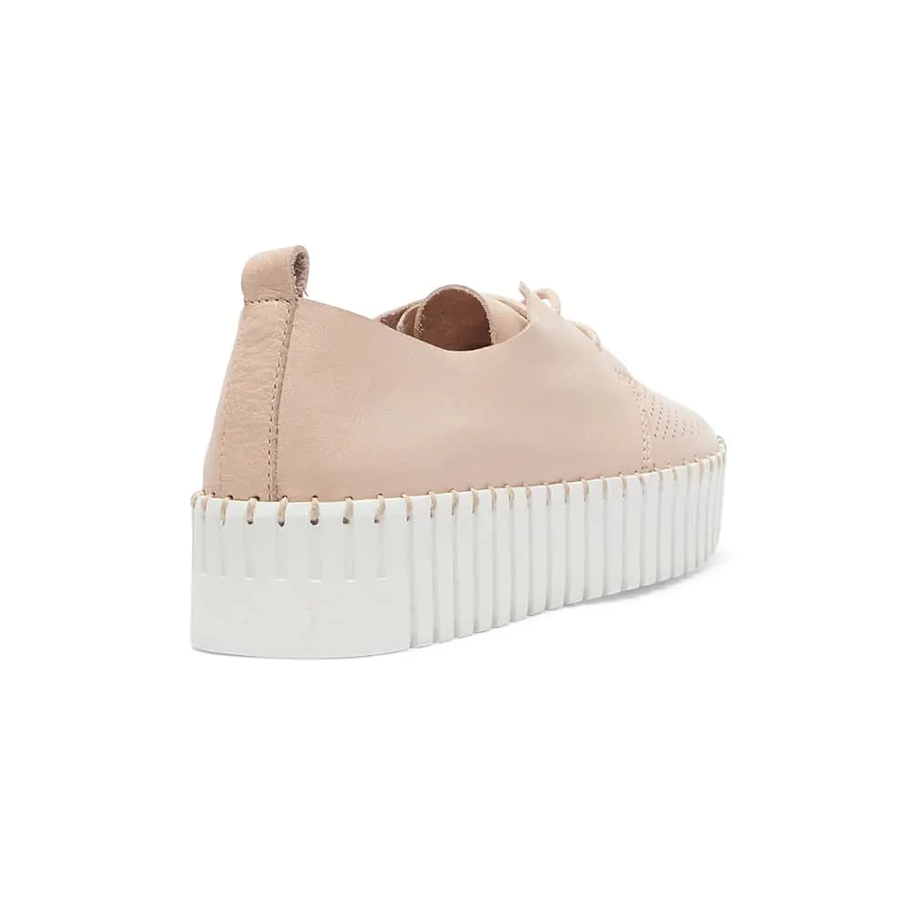 Central Sneaker in Blush Leather