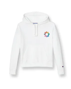 Champion Women's Fleece Powerblend Hoodie White GF536 5860WA 100