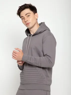 Charcoal Pinstripe Hoodie