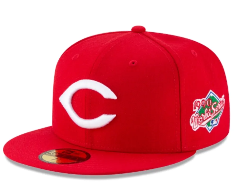 CINCINNATI REDS WOOL WORLD SERIES SIDE PATCH 59FIFTY FITTED