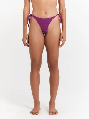 Classic String Briefs in Grape