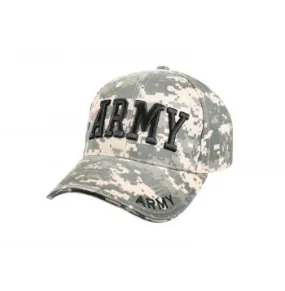 Deluxe Army Embroidered Low Profile Insignia Cap