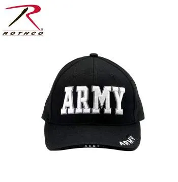 Deluxe Army Embroidered Low Profile Insignia Cap