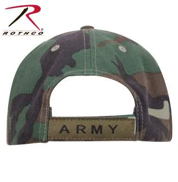 Deluxe Army Embroidered Low Profile Insignia Cap