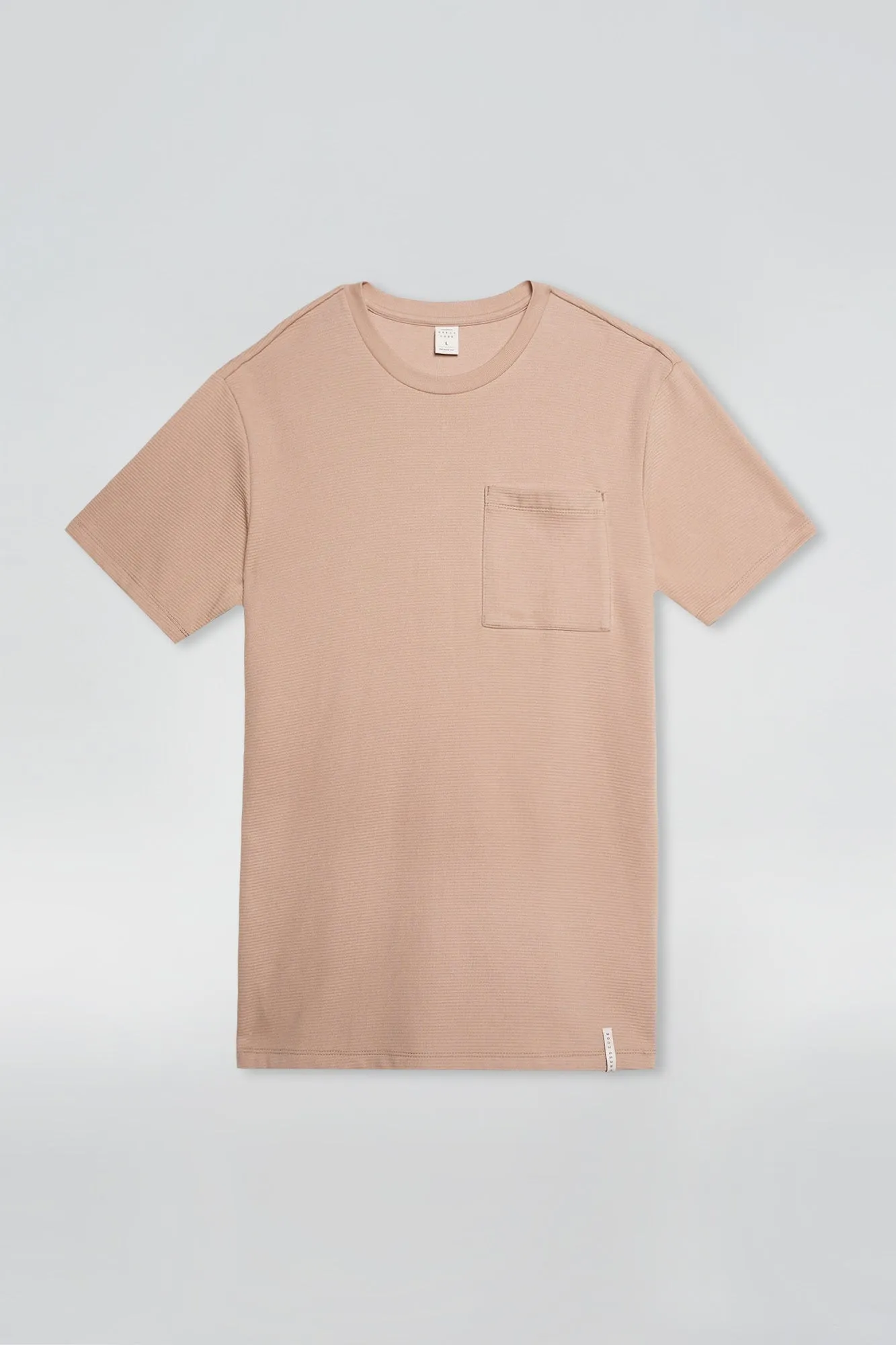 Dress Code Textured T-Shirt with Pocket