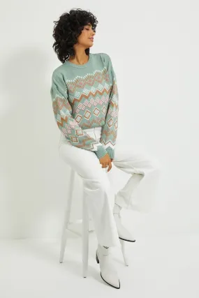 DressBetty - Womens Jacquard Knitwear Sweater