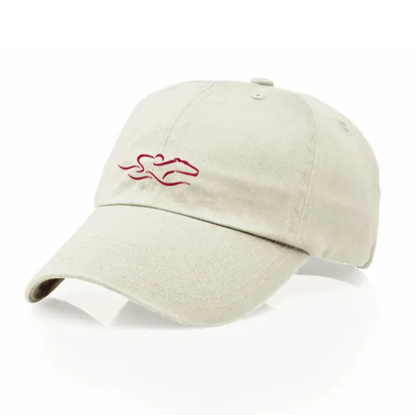 EMBRACE THE RACE® Original Relaxed Fit Hat - Stone with Cardinal