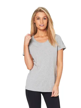 EMILY BASIC TEE  - GREY MARLE