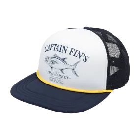 Fish Market Hat - White/Navy