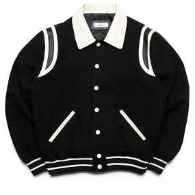 Flaneur Teddy Blouson Jacket - Black