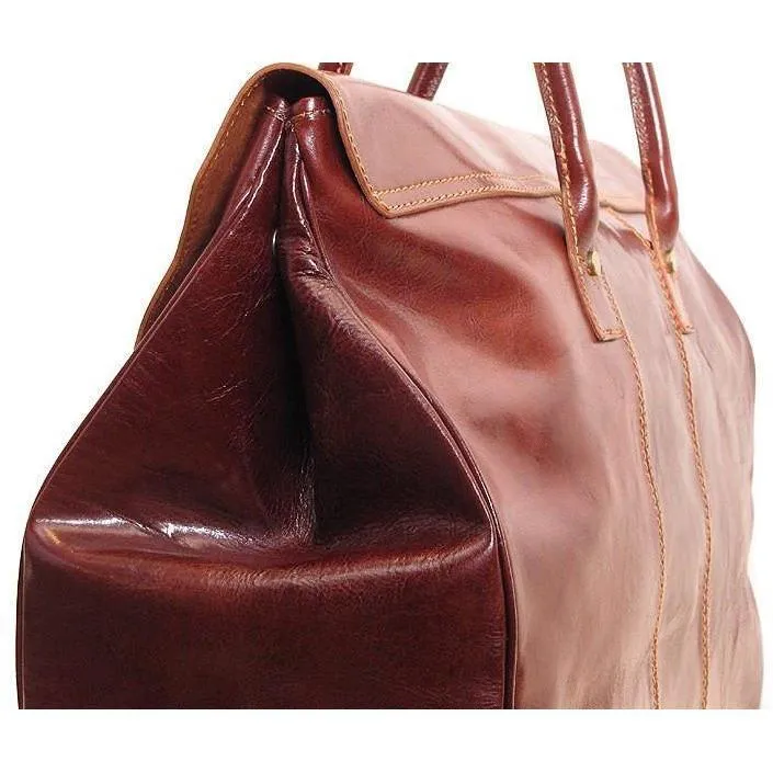 Floto Leather Lugano Duffle