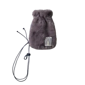 Fur shoulder bag