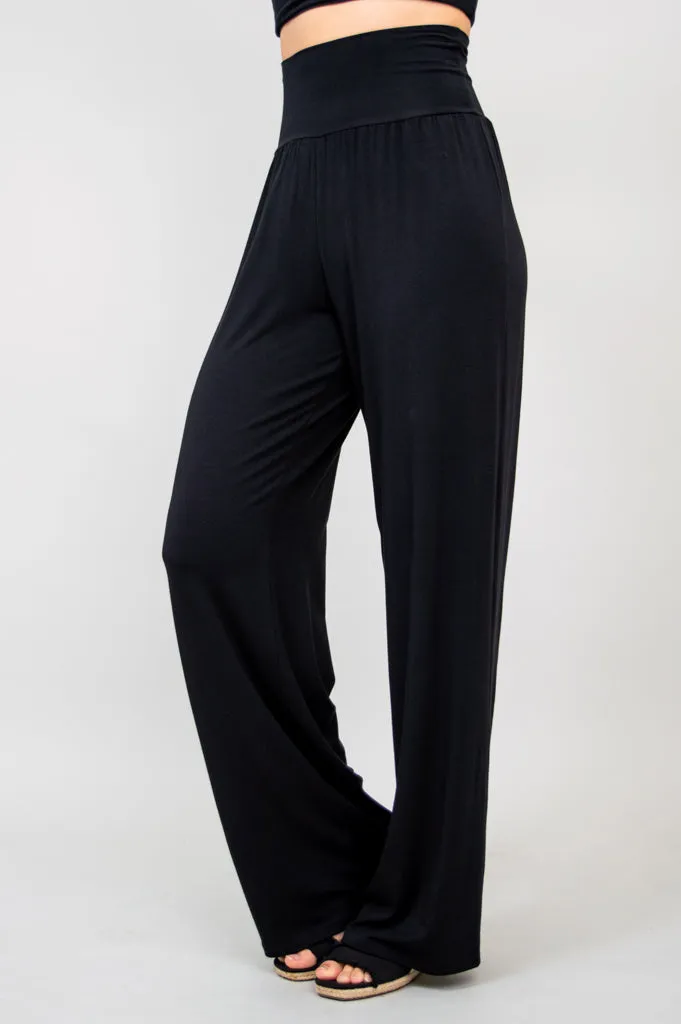 Gaylene Pant, Black, Bamboo