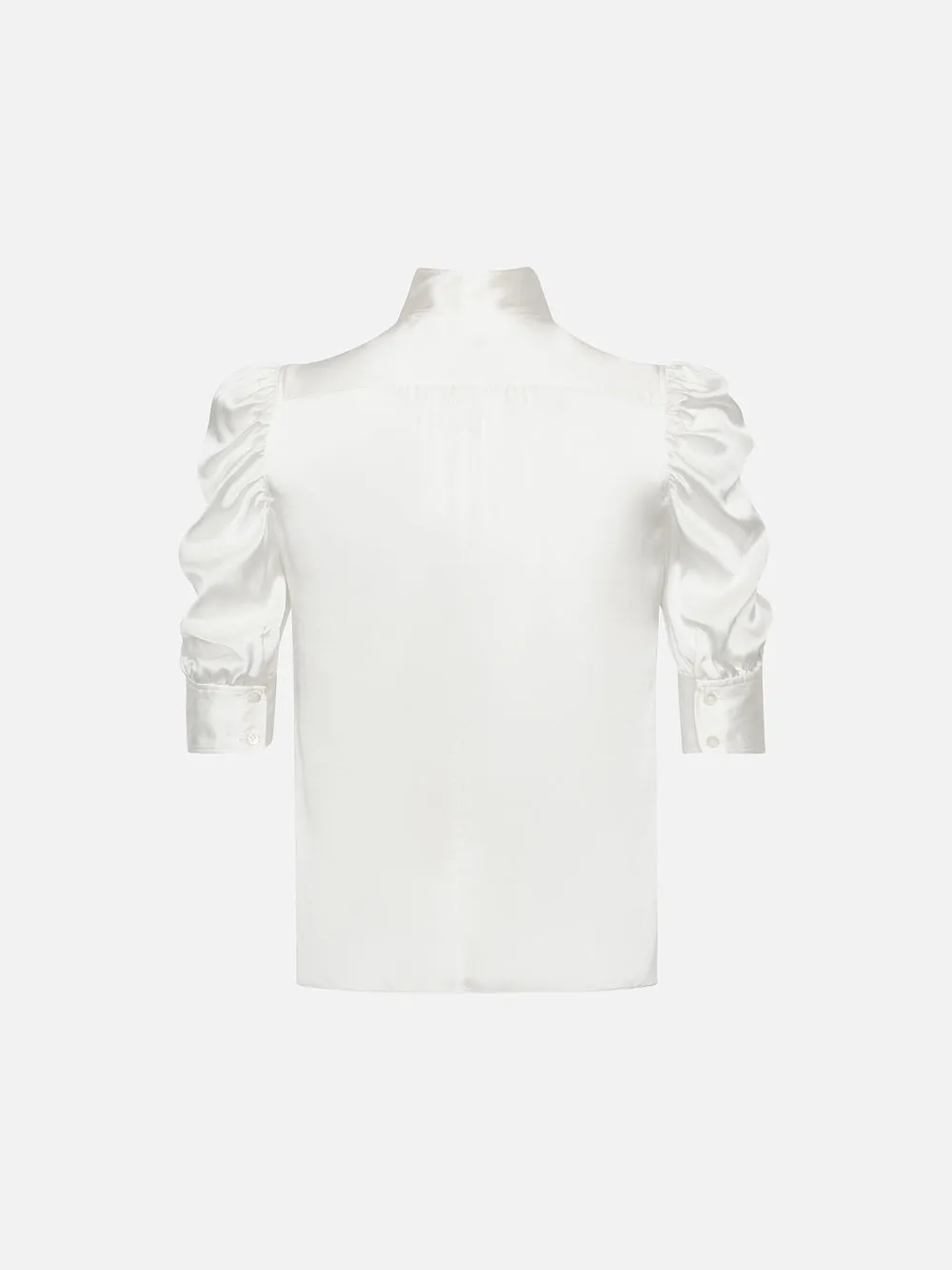 Gillian Top -- Glossy Off White