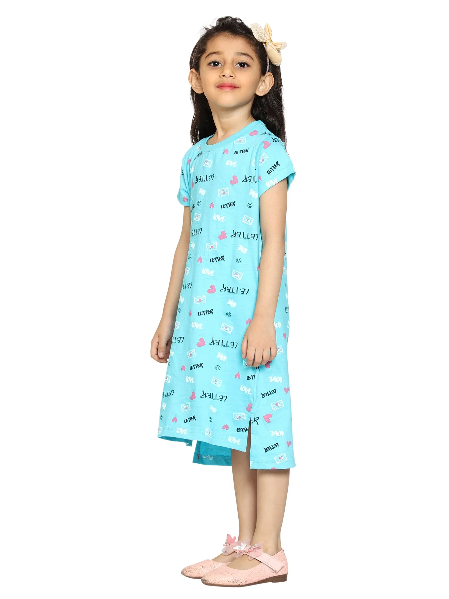 Girl's Printed Night Dress