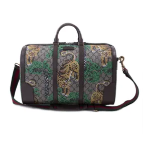 Gucci Bengal GG Supreme Weekender Duffle Bag