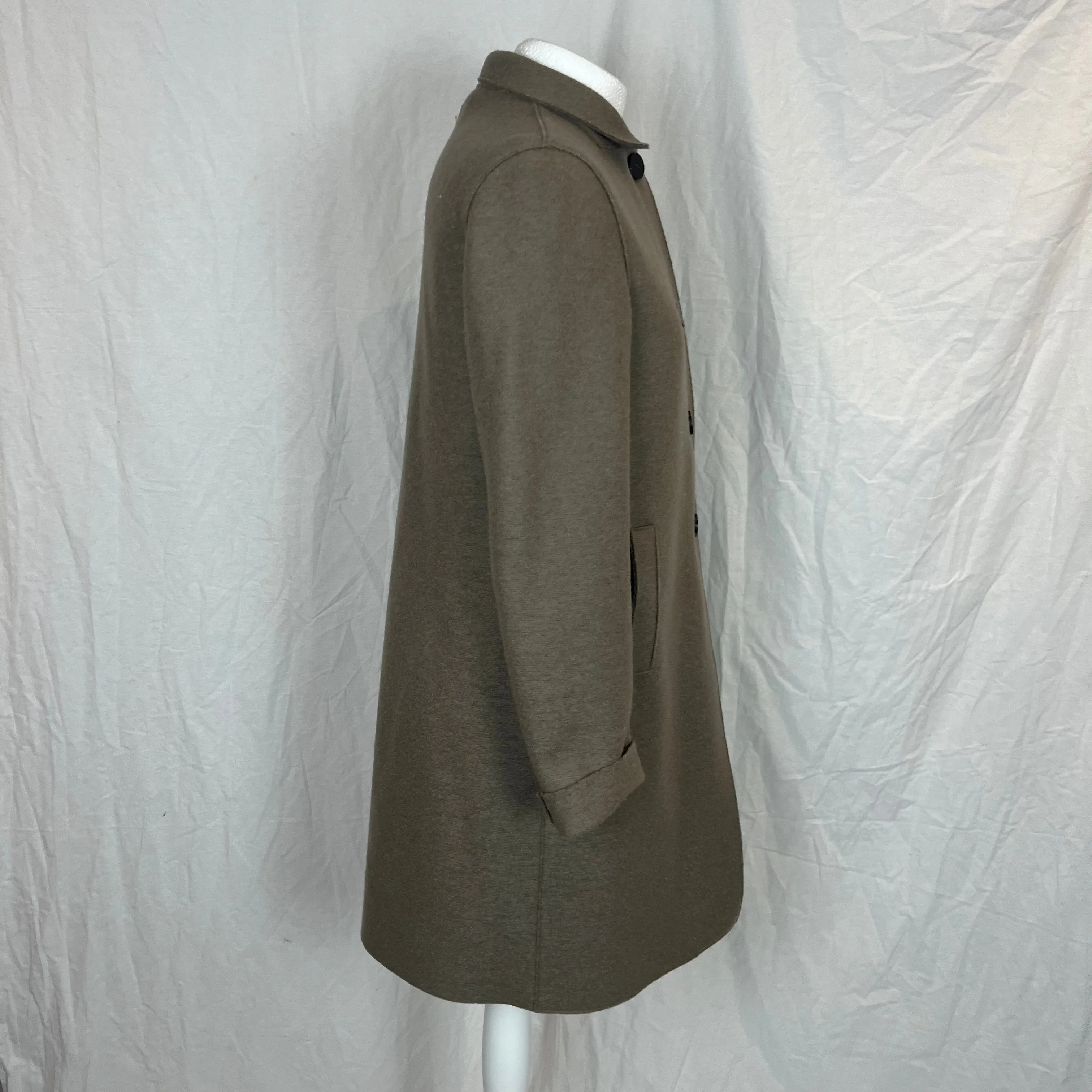 Harris Wharf Brand New Fawn Wool Coat S