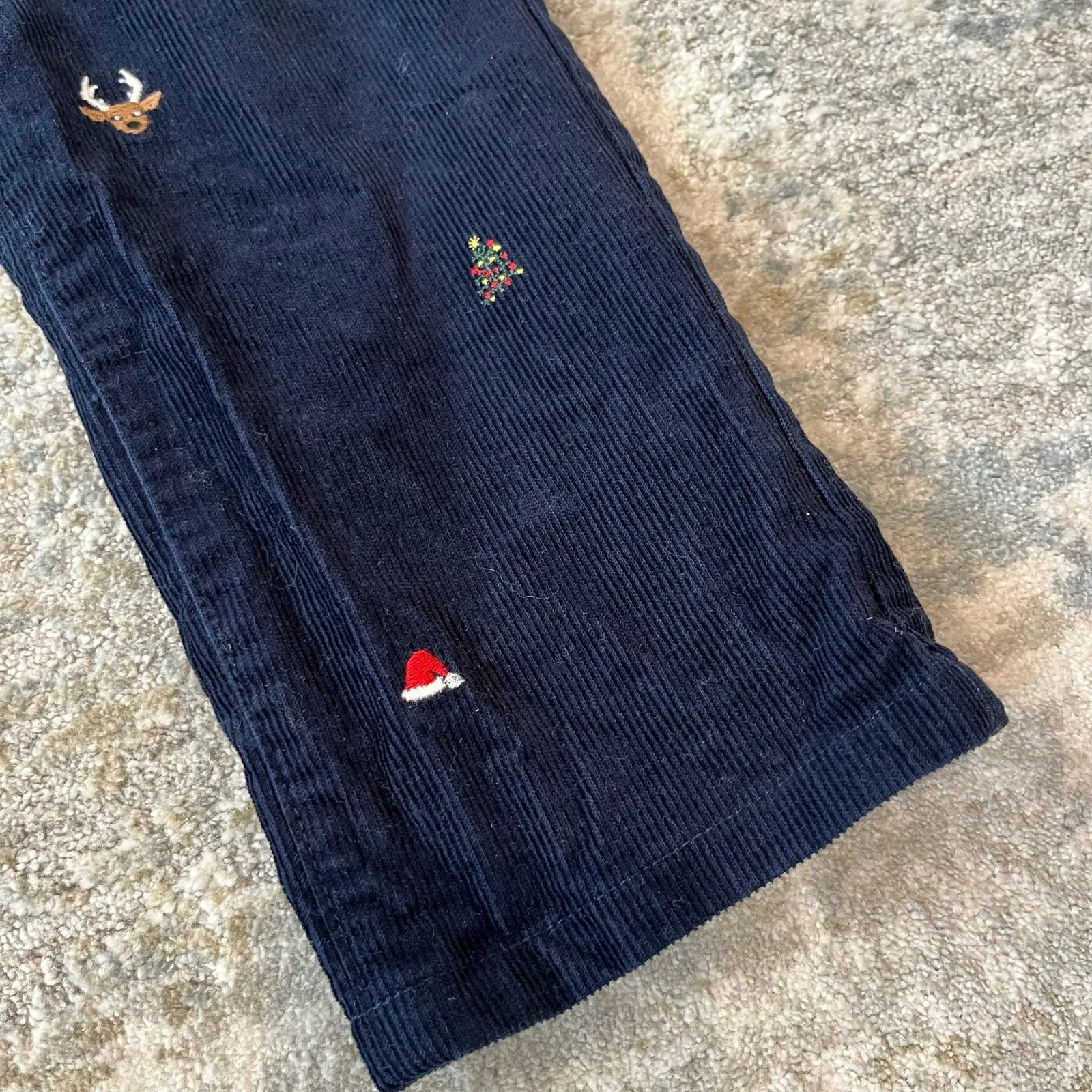 Janie and Jack Embroidered Holiday Icon Corduroy Pant 6